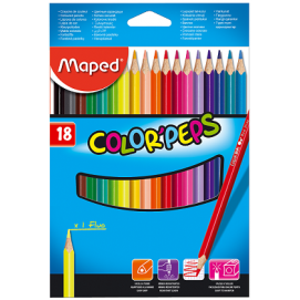 Карандаши цветные Maped (Color'Peps,18 цветов) 
