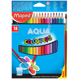Карандаши цветные Maped (AQUA,18 цветов) 